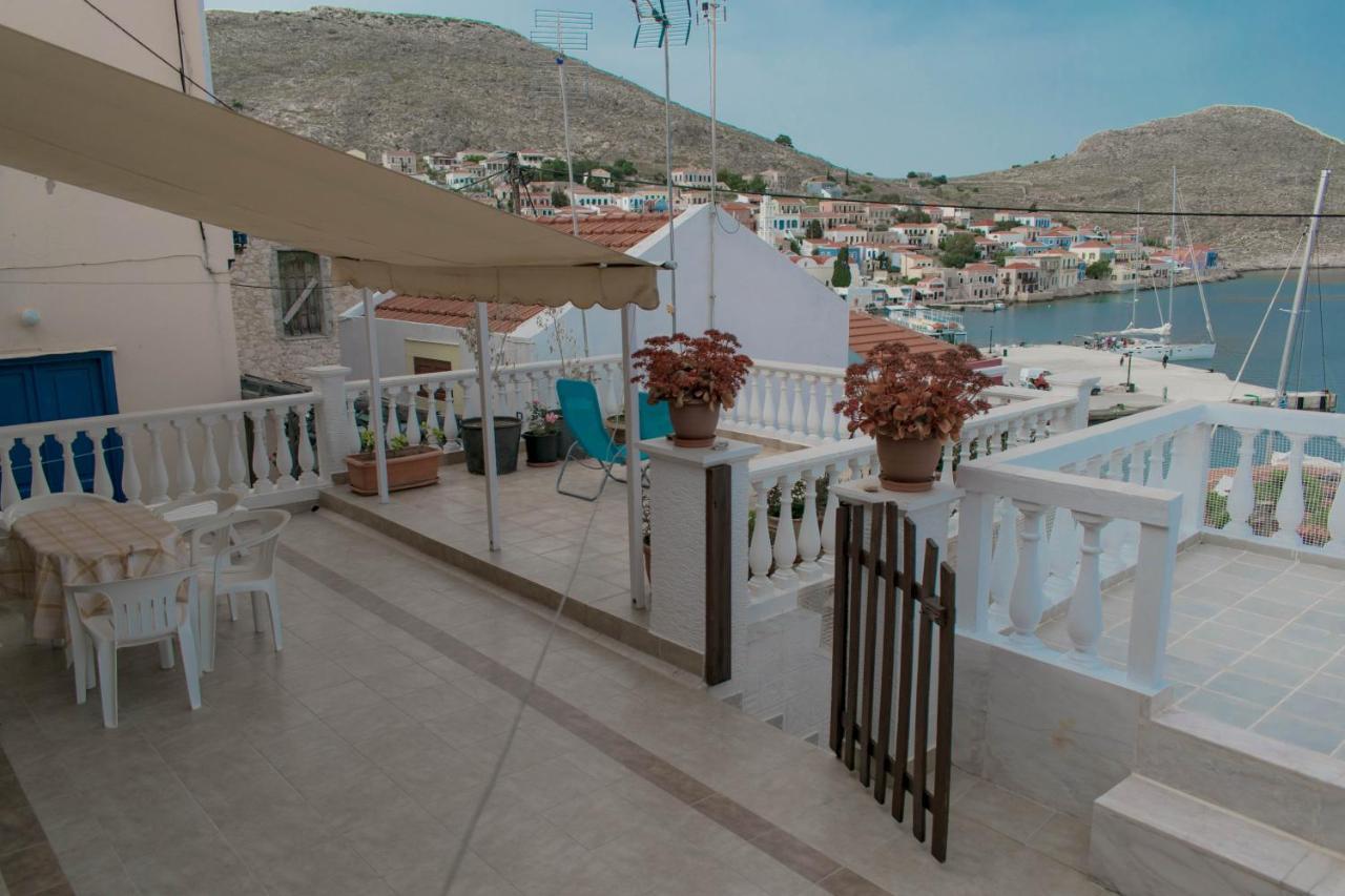 Villa Niovi Chalki Town Exterior foto